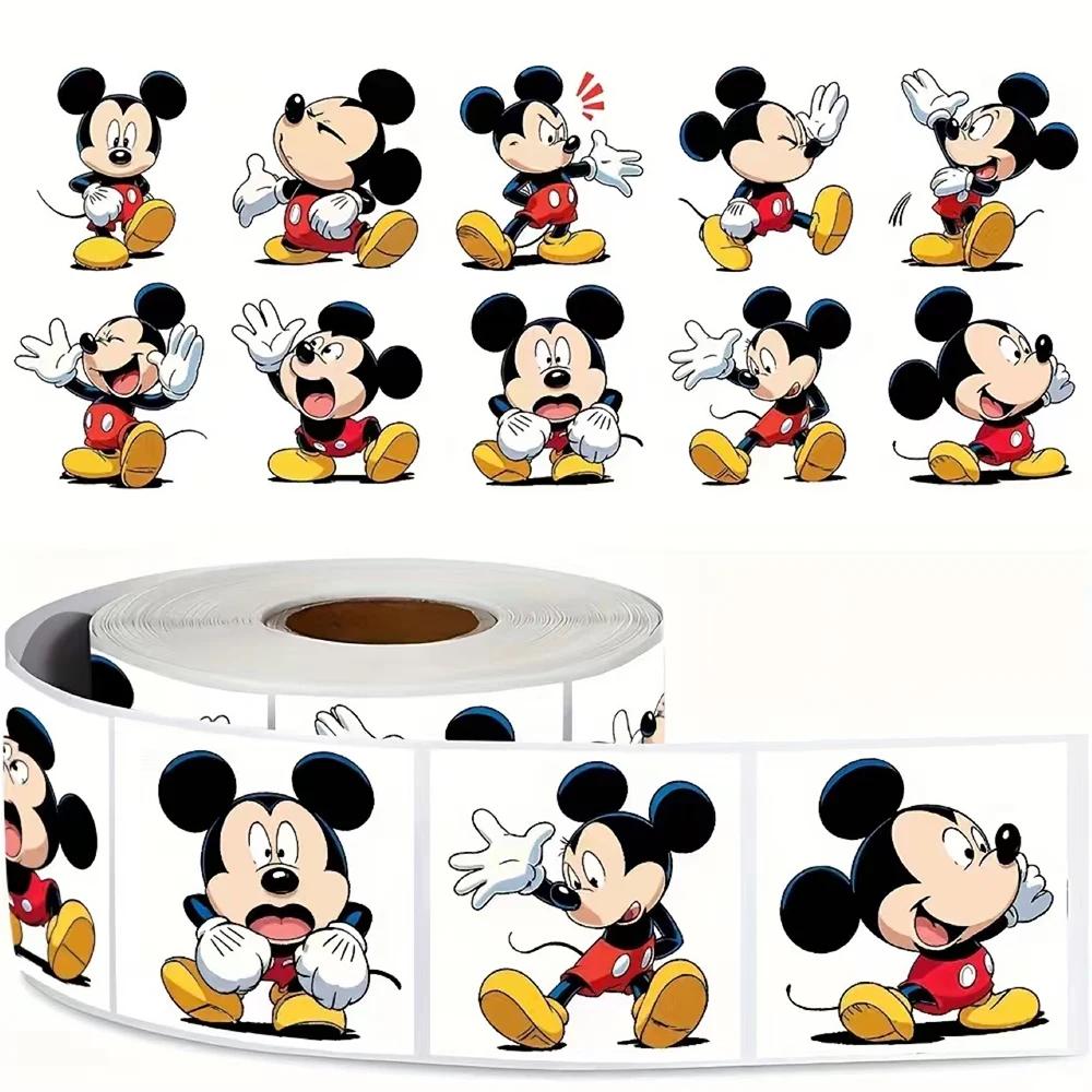 500 Stück Disney Mickey Maus Kawaii Niedlich Anime Aufkleber Cartoon Siegel Decal für Scrapbooking Laptop Handy