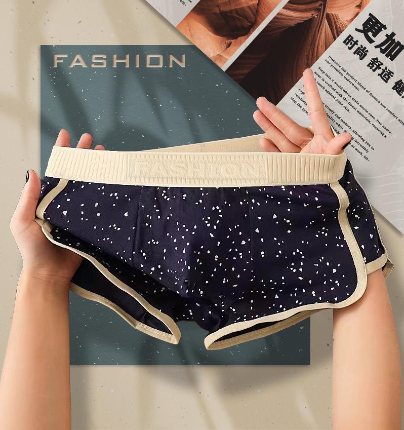 

Мужские хлопковые трусы-боксеры «Звездное небо»: Трендовое, Удобное, Спортивное нижнее белье для молодежи L королевский синий