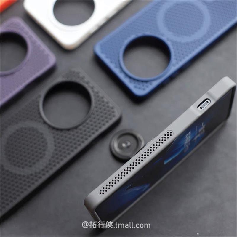 Honeycomb Mesh Cooling Magnetic Case For OnePlus 13 12 R ACE 5 Pro 3 One Plus 12 13R For MagSafe Protective Cover Fashion Shell