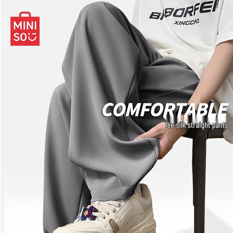 

MINISO Men s Casual Straight-Leg Pants 3XL