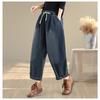 DIMANAF 2025 Autumn Winter Plus Size Women Jeans  Cotton Denim Long Pants Vintage Bottoms