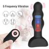 Wearable Vibrating Butt Plug - Anal Plug with Remote Control for Men & Women, Prostate Massager Adult Toy