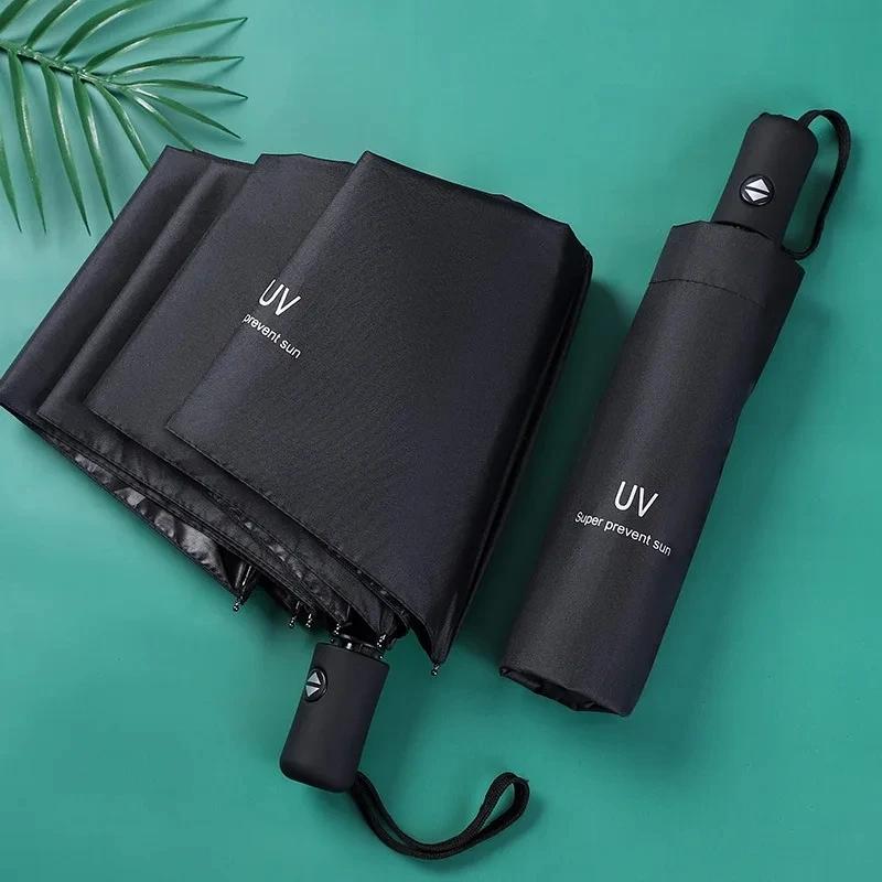 Automatic Windproof Travel Umbrella Retractable Folding Portable Umbrella for Easy Storage And Carry-On Travel