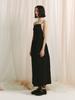 MEENDERI Backless Long Dress - Black