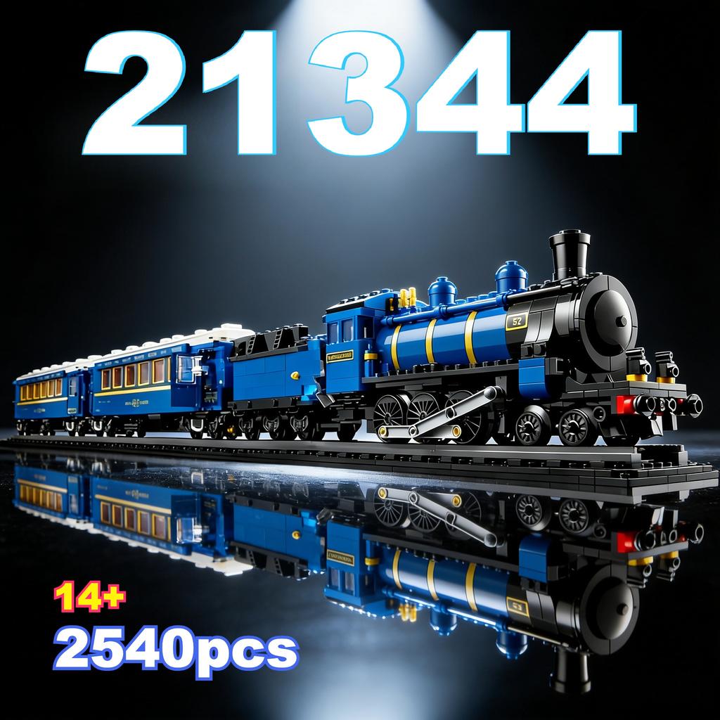 2540Pcs Desktop Ornaments Classic 140Th Anniversary Collection Luxury Train Compatible 21344 Children'S Gifts