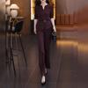 Autumn Korean Style Fashion Goddess Style Top + Temperament Women's Skirt Two-piece Set for Women