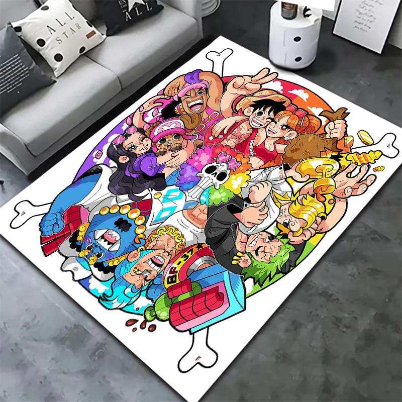One Piece Monkey D Luffy Carpet Rug For Living Room Bedroom Home Sofa Decoration Kids Play Nonslip Floor Mat