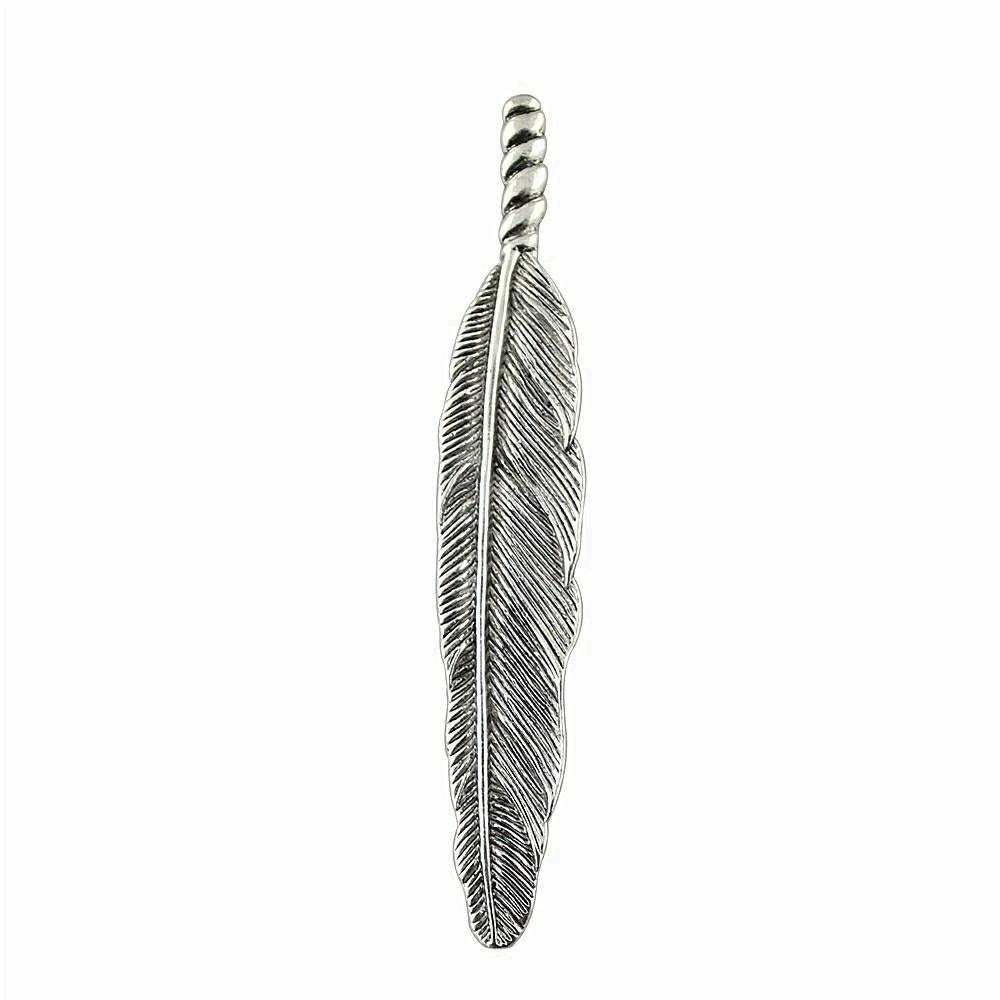Feather Charms Multi Color Alloy Leaf Pendants For Boho Style DIY Jewelry Accessories