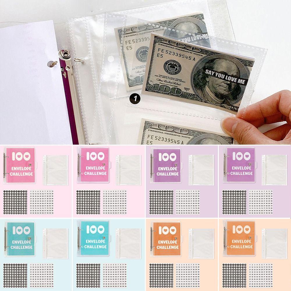 

Экономьте деньги. 100 конвертов. Задача экономии. Водонепроницаемая задача экономии. Любители переплетчиков.