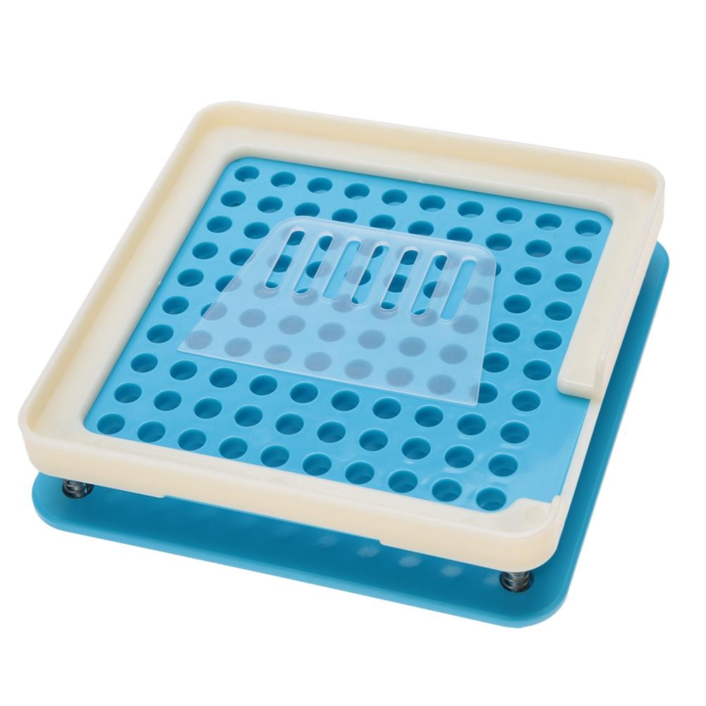 2 Types 100 Holes Empty Capsule Filler Powder Spreader Plates Capsules Filling Tool