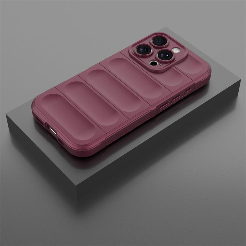 For Apple iPhone 16 Pro Case Cover Shockproof Coque Anti-slip Silicone Rubber Funda Para Back Cover For iPhone 16 Pro Max
