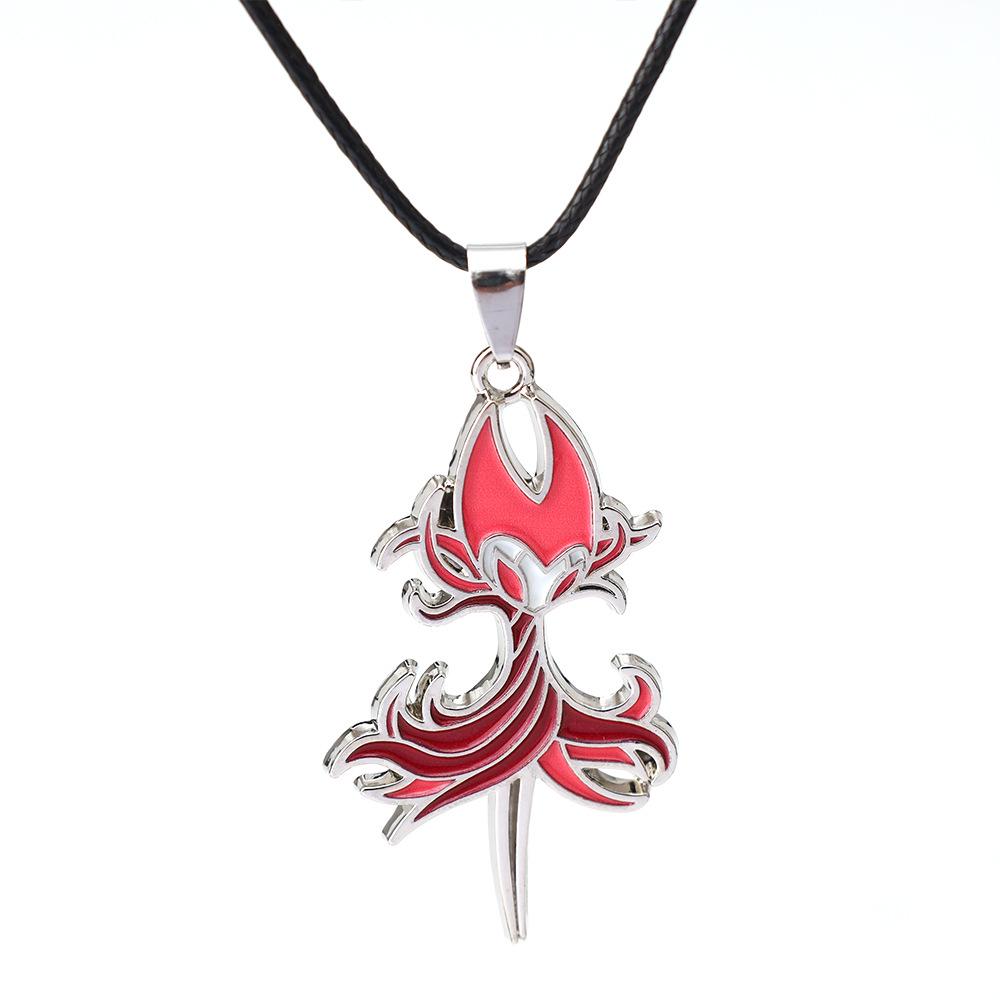 Hollow Knight Keychain Pendant Necklace - Protagonist Design
