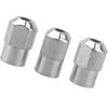 Chuck Nuts 8*0.75mm Easy To Install Silver Zinc Alloy
