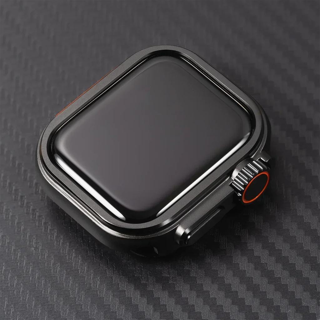 Zinc Alloy Case for Apple Watch Series 10 42mm 46mm Upgrade Ultra 2 49mm Hard Metal Protective Cover for Iwatch Series 10 Shell