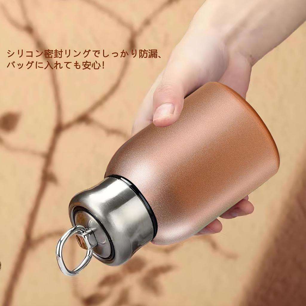 Rostfritt MYEEDA 300 ml Vatten Snygg Lätt att Mini Direkt Vakuum Perfekt för Utomhus Söt och Liten Rostbeständig, Högkvalitativ Stålflaska,