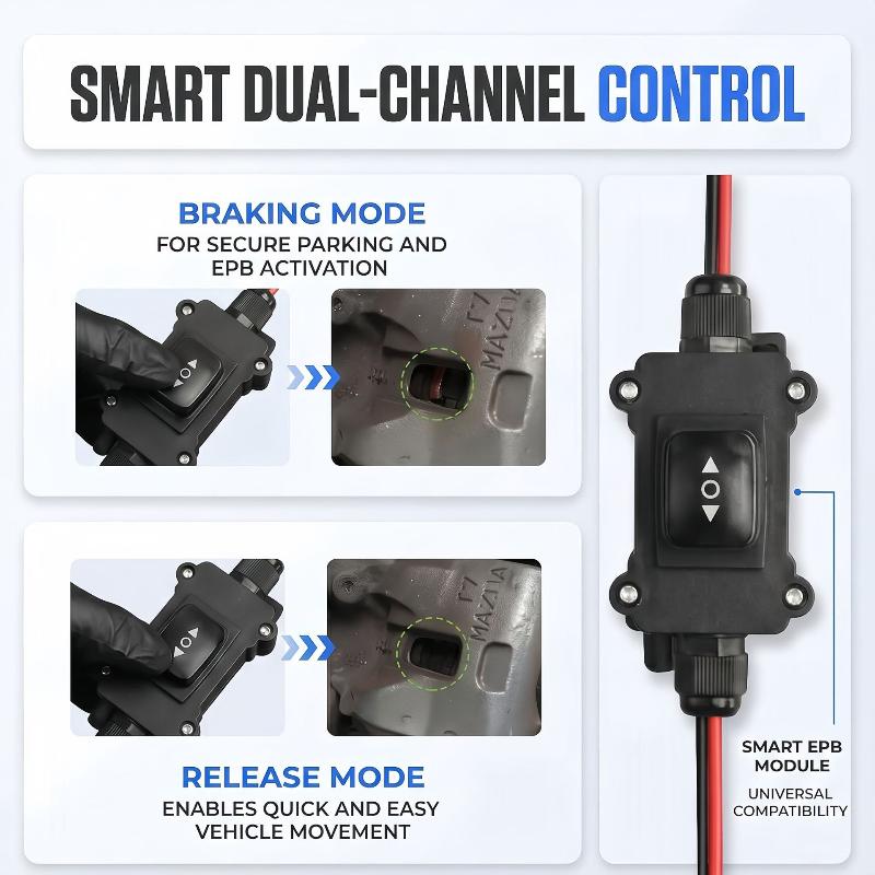 Heavy Duty 12V Auto EPB Remklauw Motor Ontgrendelingsgereedschap Elektronisch Parkeerrem Reparatiegereedschap voor Automonteurs DIY Enthousiastelingen