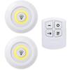 Smart Wireless LED Night Light Dimming Lights Touch Lamp Round with Remote Control for Indoor Kitchen Furniture Cabinet Wardrobe