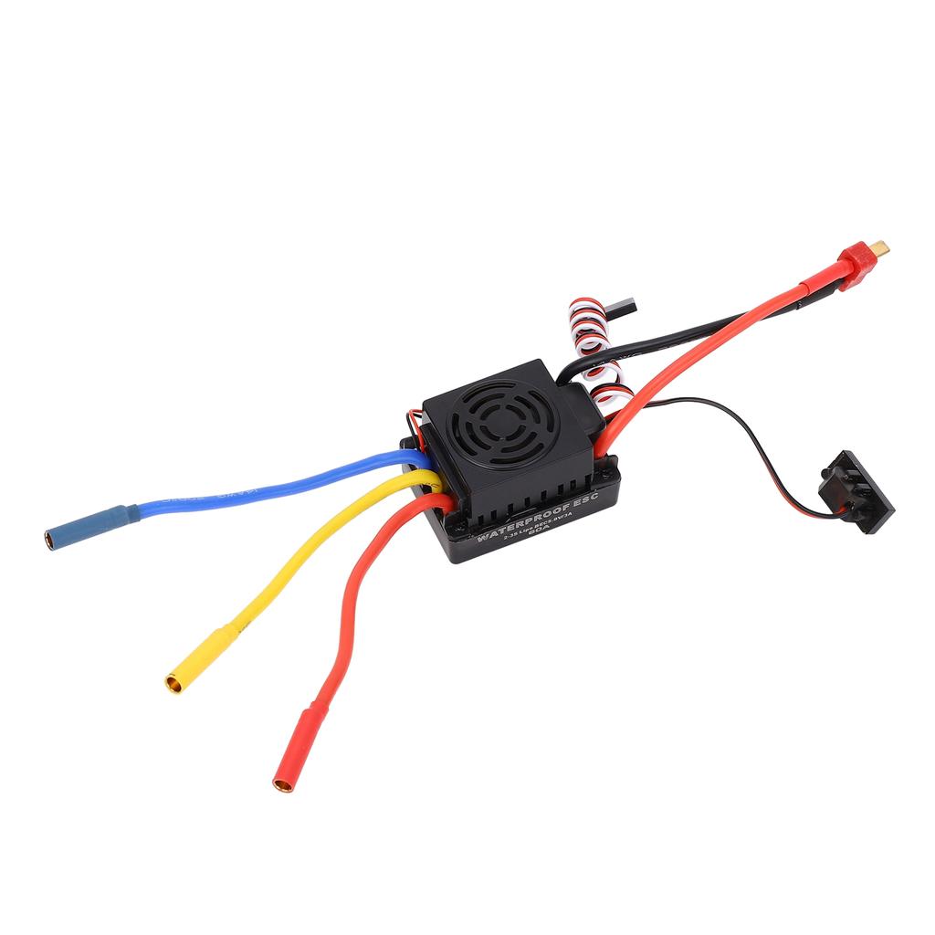Brushless ESC for 110 RC Car 60A Electronic Speed Controller Noninductive Waterproof