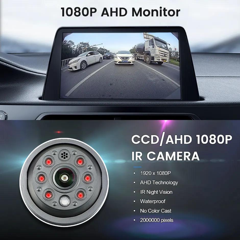 AHD CCD 1080P LED Brake Light Car Rear View Reverse Backup Camera For Ford Transit Van F150/F250/F350 Transit Jumbo 2014-2019