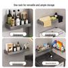 MAXCOOK No-Drill Kitchen Wall-Mounted Spice Rack