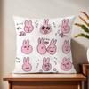 My ffriend PPink RRabbit cushion cover For Pillow Printing Sofa Decoration Home Car Room Coffee Shop Office Nordic Simplicity