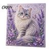 Kit de Manualidades Artísticas de Perlas Artificiales 3D Animales DIY, Linda Decoración de Pared con Pintura, Kit de Manualidades con Flores para Adultos, Hogar Hecho a Mano Adultos