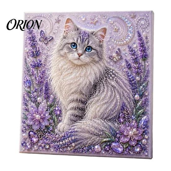 Kit de Manualidades Artísticas de Perlas Artificiales 3D Animales DIY, Linda Decoración de Pared con Pintura, Kit de Manualidades con Flores para Adultos, Hogar Hecho a Mano Adultos