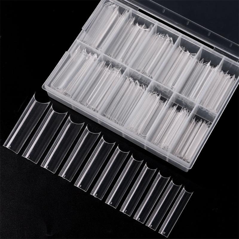 240 Pieces Extra Long Nail Tips Stiletto Nail Tips Oval Stiletto False Nails