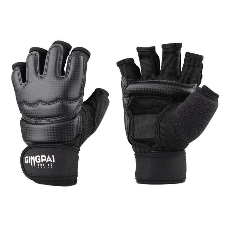 Boxing Gloves Men Half Finger Gloves for Kids Adlut Kick Boxing Taekwondo Hand Guard Sanda MMA Muay Thai Gloves