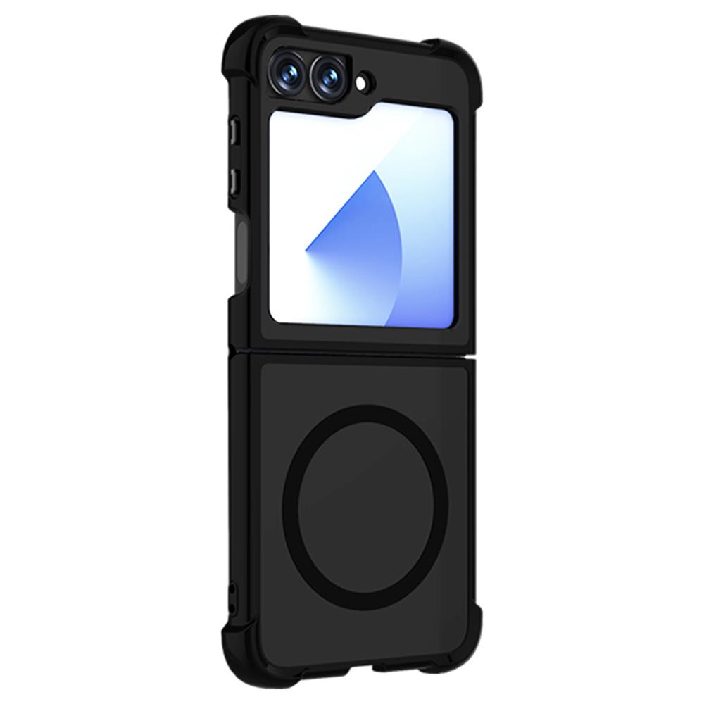For Samsung Galaxy Z Flip7 FE 5G/Z Flip6 5G Case Compatible with MagSafe TPU+PC Matte Phone Cover