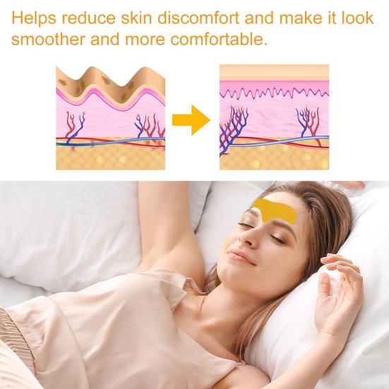 Anti-Wrinkle Firming Face Patch for Lines Smooth Forehead & Nasolabial Folds Patch Collagen Eye Mask with Centella Asiatica