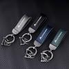 Carbon Leather Key Chain Ring Keyring For Citroen C1 C2 C3 Vts C4 Saxo C4L C5 C6 C8 Xsara Picasso Berlingo Cactus Aircross C3-XR