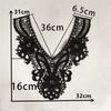 Black And White I Embroidery Polyester Beads Hollow Diy Sewing Lace Decoration Matching Clothing Accessories Clothing