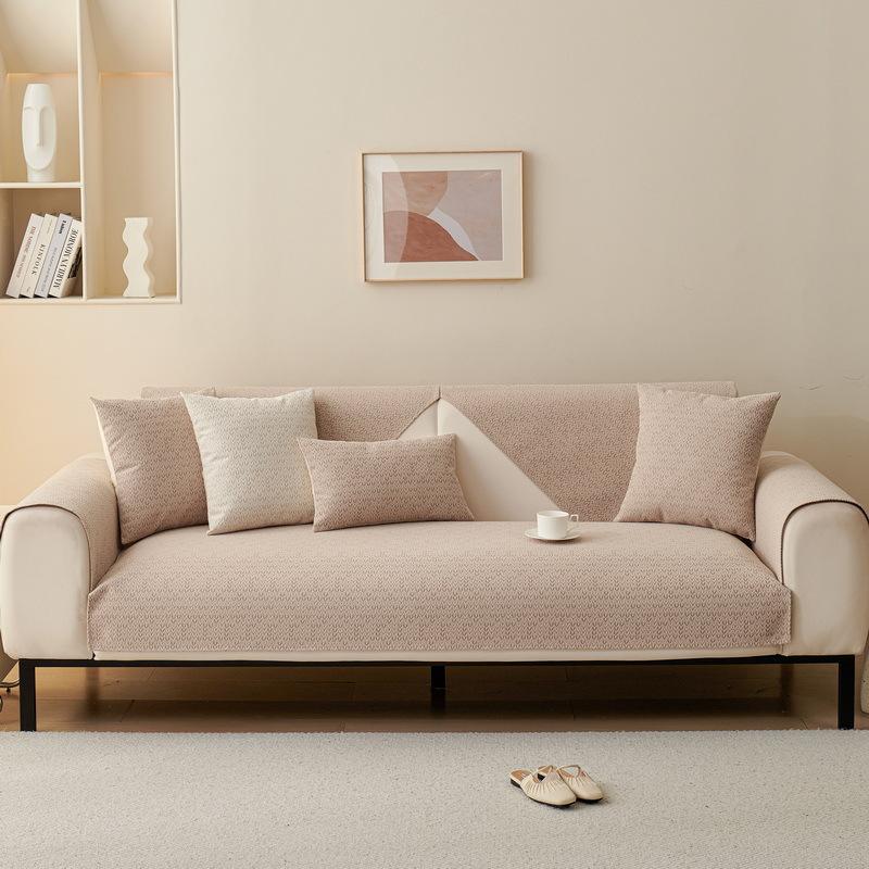New Four-season Chenille Sofa Cushion, Universal for All Seasons, Light Luxury, Non-slip Cushion Cover, Cover Cloth, Backrest Towel