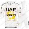 Team Radsporttrikot Set Tadej Pogačar Radsportbekleidung Gelb Grün Rot Gepunktet Weiß Rennrad Trikot Trägerhose