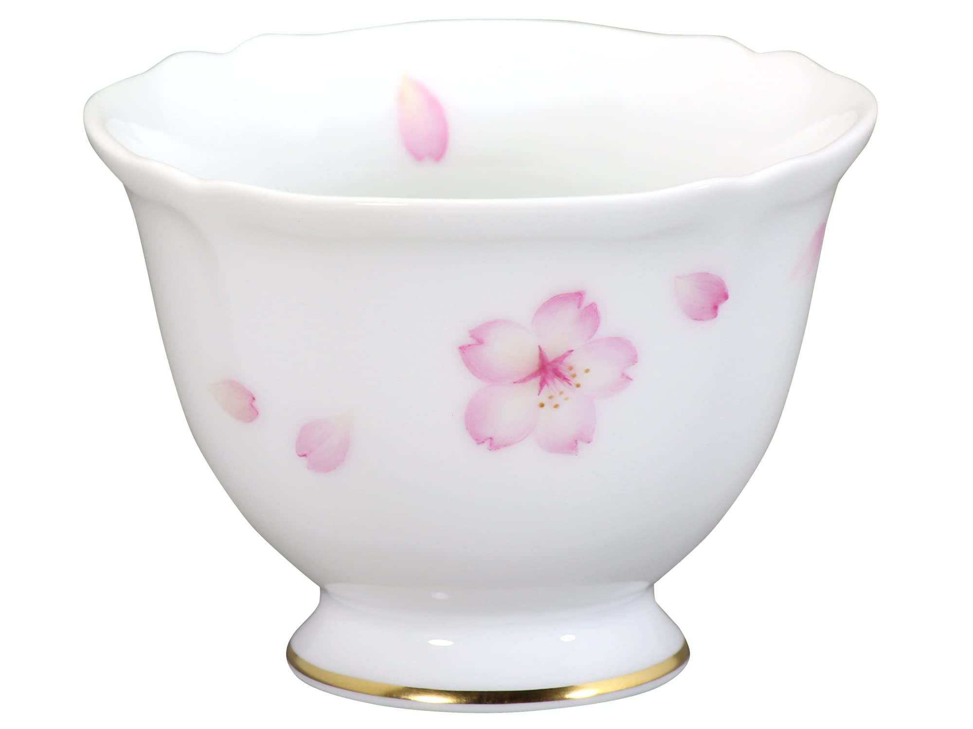 

Okura Pottery [Hand-painted] Sakura No. 76 Sake Cup, Approx. 100cc, Made in Japan, 76CCN/C303