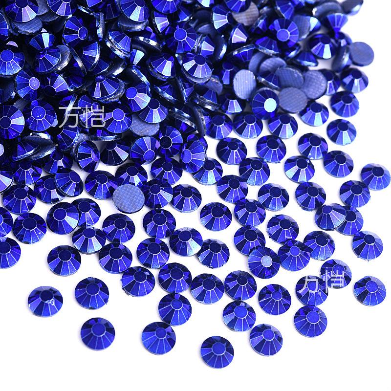 Imitation Glass Hot Diamond Rhinestone, Hot Melt Adhesive Bottom Protein Porcelain White Diy Crystal Beauty Clothing Accessories
