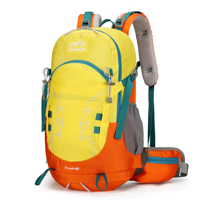 

Color-block Water-Resistant Hiking Backpack 20-35L