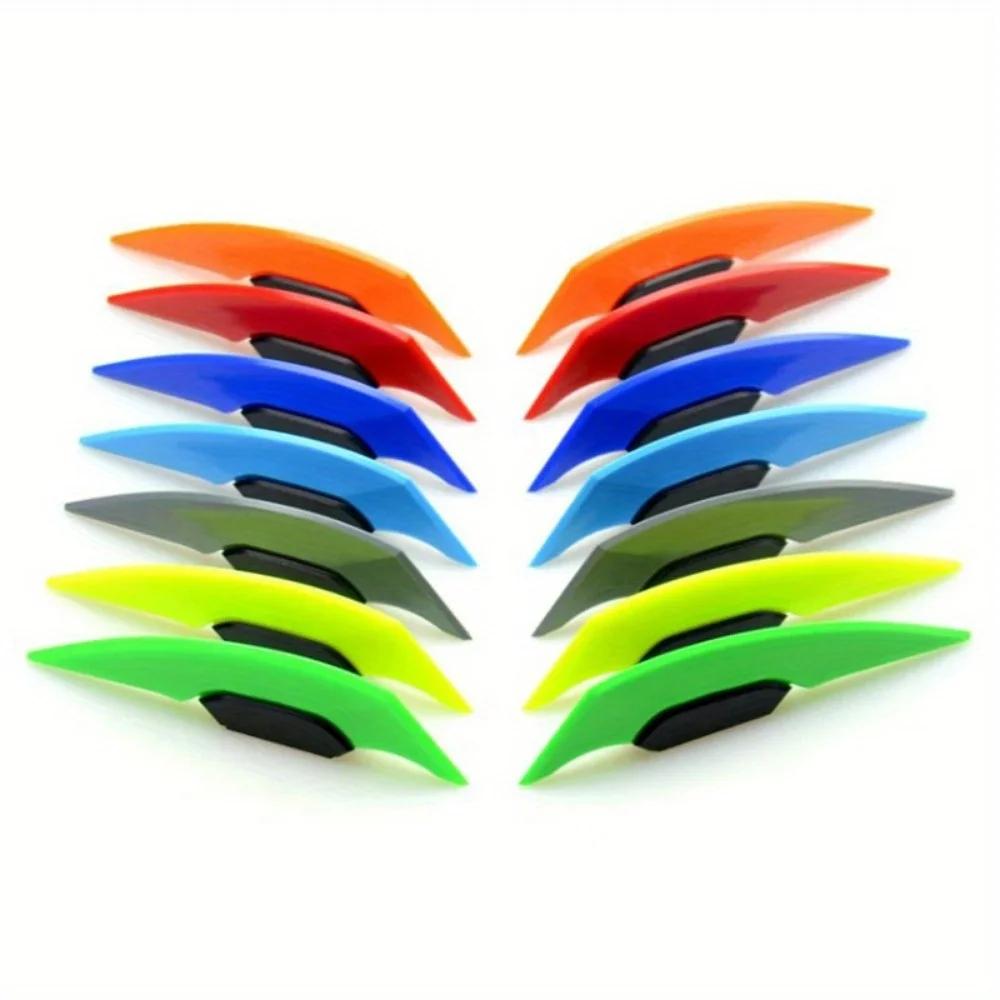 1 Paar Universal Motorrad Winglet Aerodynamische Spoiler Dynamische Flügel Dekoration Aufkleber für Motorrad Roller