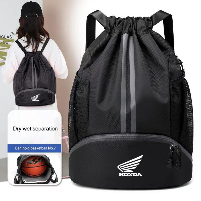 Motorcycle Logo Backpack Basketball Bag New Drawstring Storage Knapsack For Honda CB400 CB650F CBF Africa Twin CRF1100L CRF 1100 ahl256