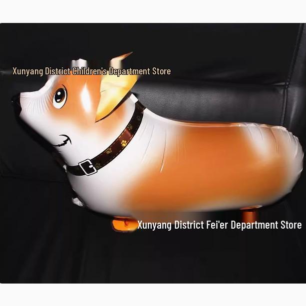 Cartoon Animal-Shaped Walking Pet Balloon for Children's Birthdays