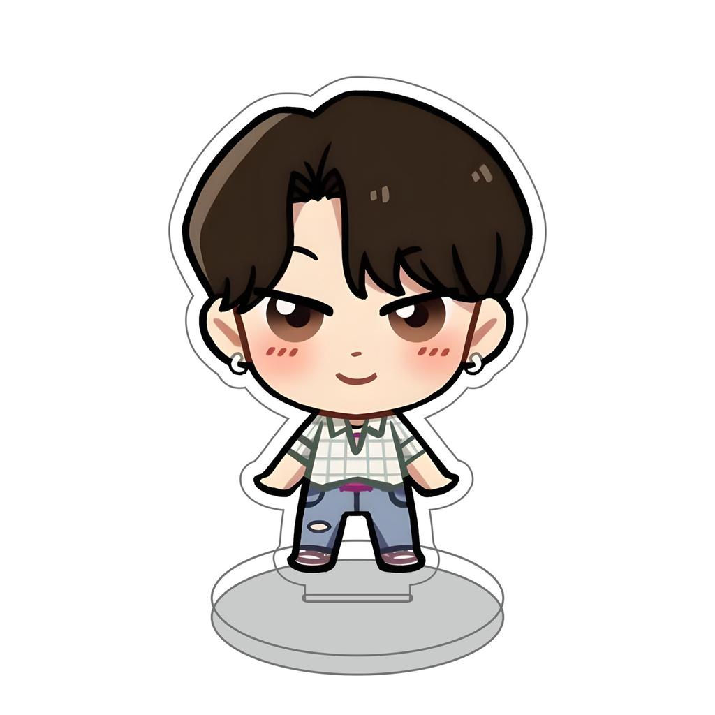 Girls Group Anime Peripheral Stand Girls Group Acrylic Stand Secondary Ornaments Small Stand Student Gift