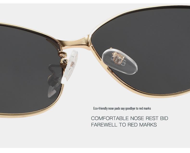 2025 Retro Metal Sunglasses for Men & Women - European & American Fashion, Versatile for Bare Face