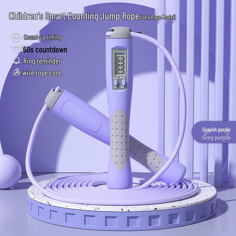 Adjustable Bamboo Section Jump Rope for Kids with Counting & Custom Logo
