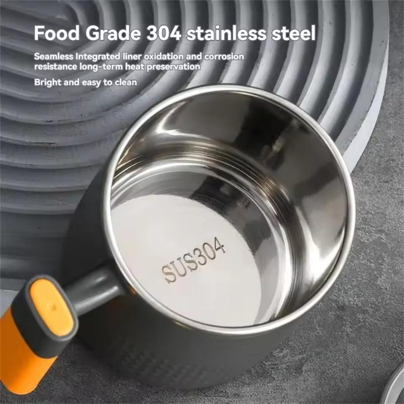 304 Stainless Steel Mug with Tea Leak Tea Cup Double Layer Coffee Cup Japanese Tea Cup Milk Cup