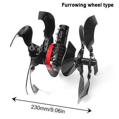 Multifunctional Lawn Mower Grass Trimmer Accessory with Interchangeable Blades Soil LooseningCelsiusTrenchingCelsiusWeeding Wheel Optional for Efficie