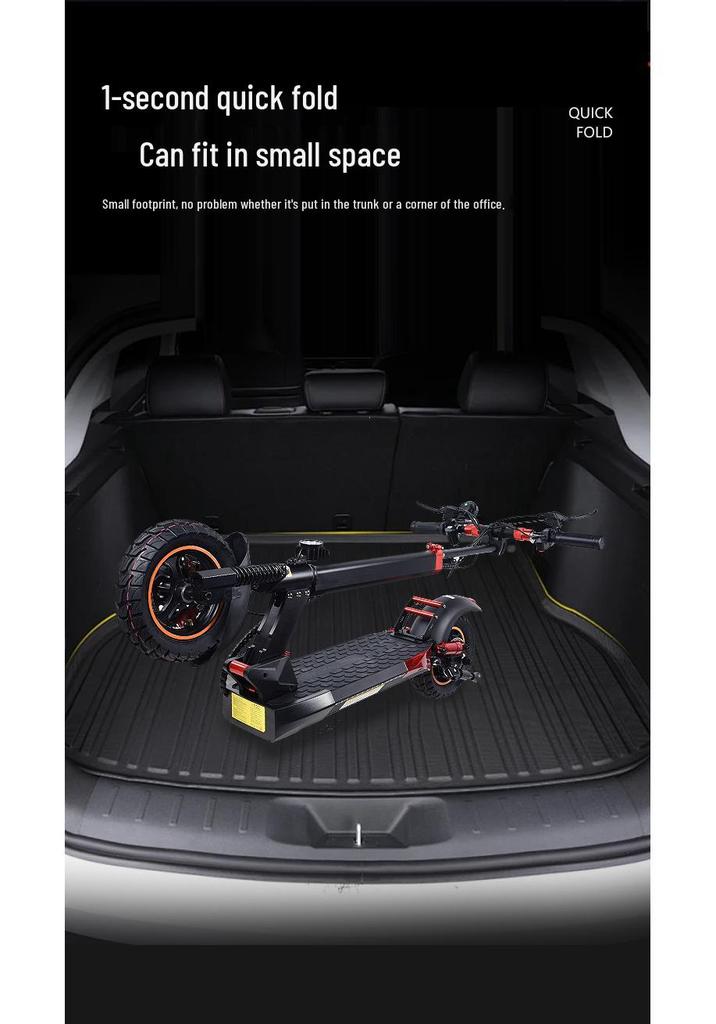 Manke MX14 Electric Scooter - Long Battery Life & Dual Suspension