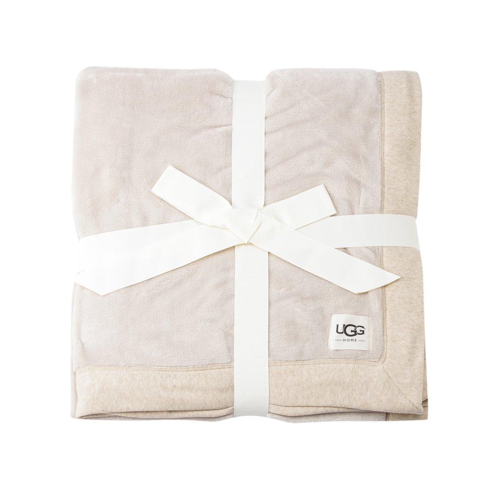 

UGG Duffield Throw Blanket Oatmeal Authentic UGG (Color Heather)