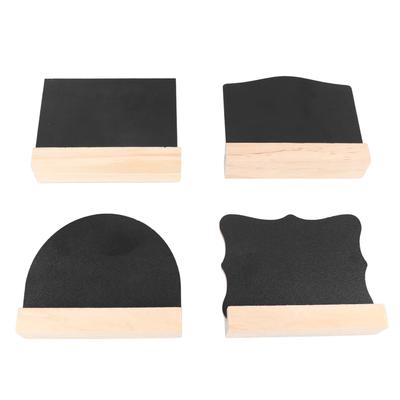 Mini Chalkboard Signs Wooden Double Sided Small Blackboard Signs for Home Hotel Decoration Small