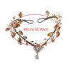 Flower Vine Elven Crown Diadem Rhinestone Decorated Elf Tiara Head Band Simulate Tree Leaves Fairy Headpiece Bridal Wedding